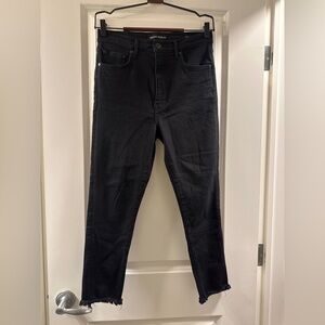 Denim forum the Lola high rise crop jeans| size 30